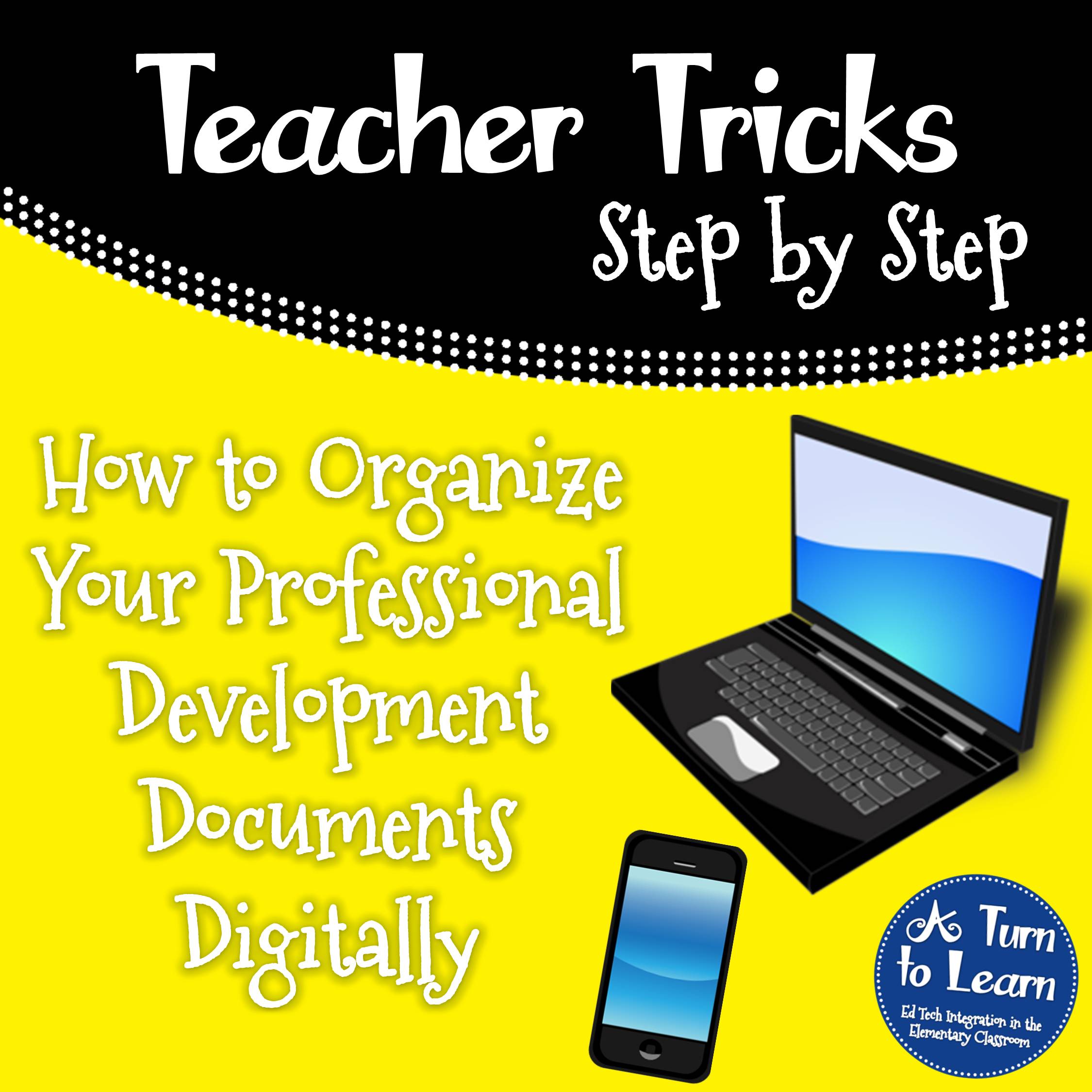 How to Organize Your Professional Development Documents Digitally • A ...